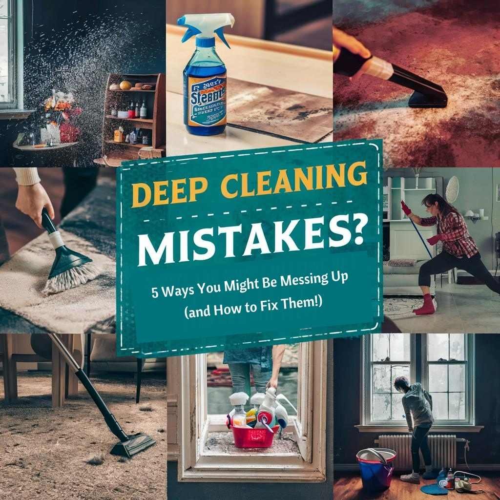 Deep Cleaning Mistakes