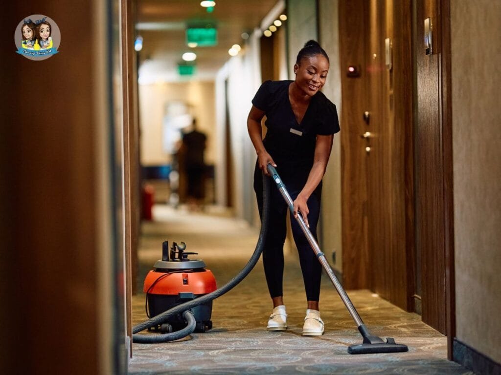 Commercial cleaning team in Fairfax VA office
