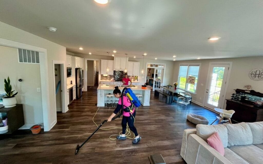 Living, Dining, and Family Room Cleaning