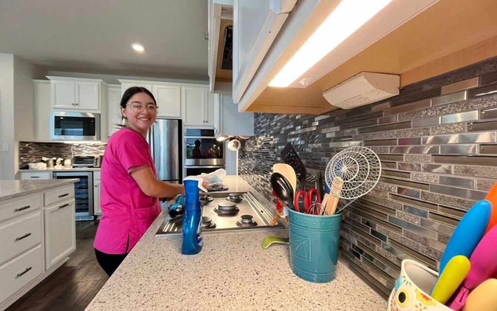 trusted cleaning fairy dusting living room in Northern Virginia The Cleaning Fairy – Trusted Cleaning Services in Virginia