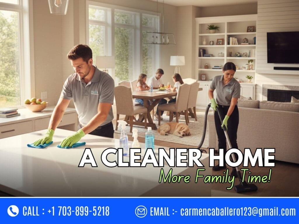 Recurring house cleaning service for busy families in Fairfax County VA