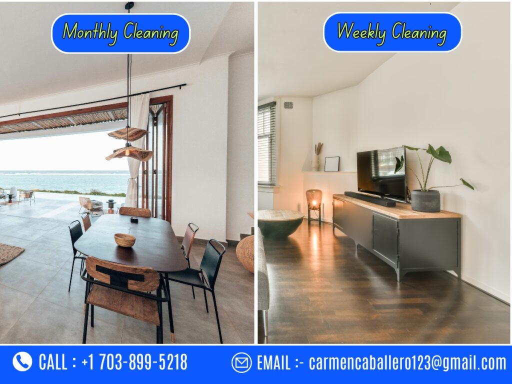 Weekly Cleaning Vs Monthly Cleaning