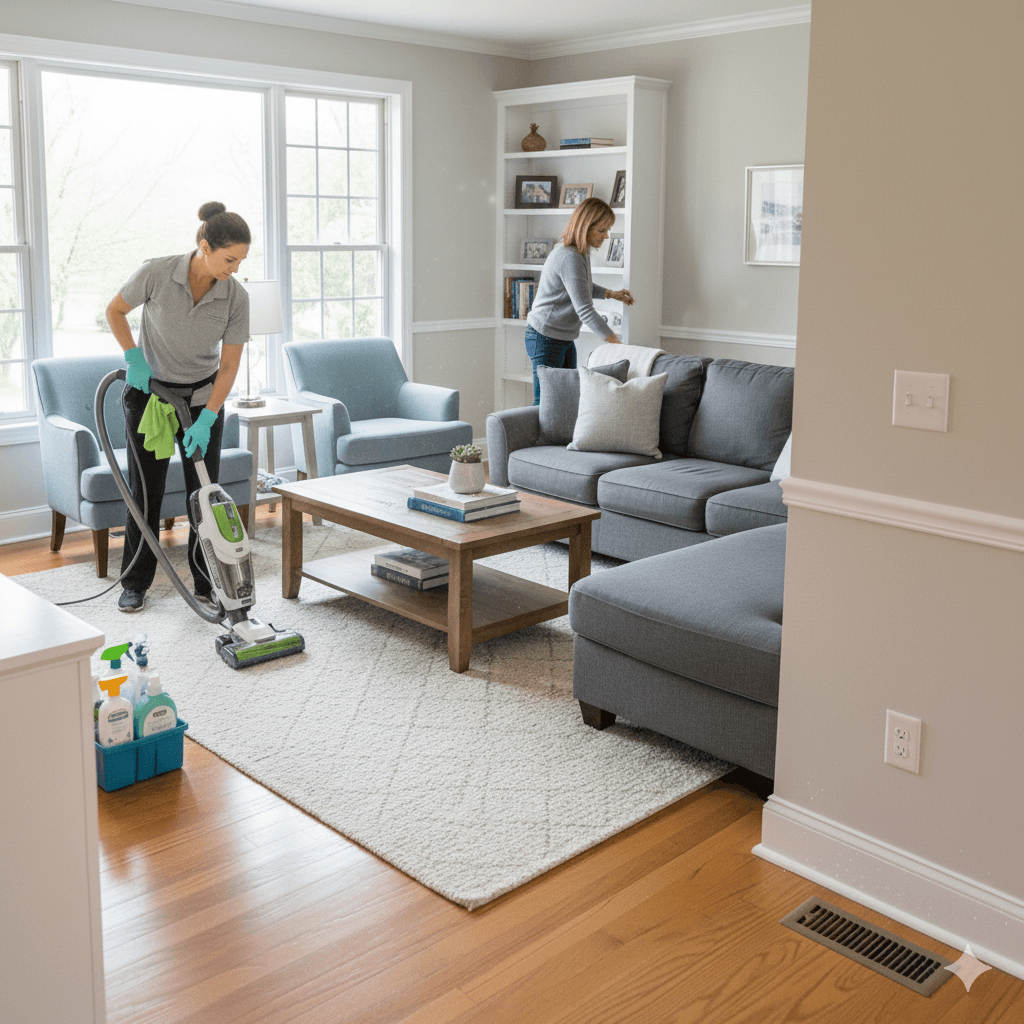 Tidying + Professional Cleaning: The Best Combination