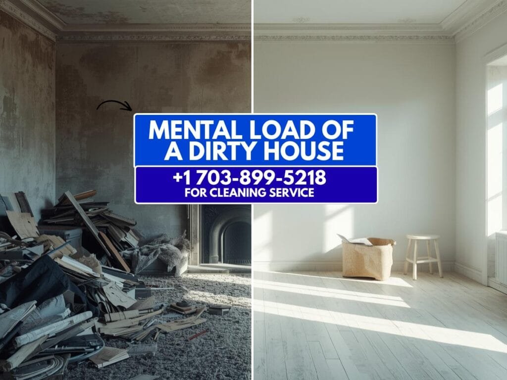 Clean calm home illustrating how cleaning reduces mental stress