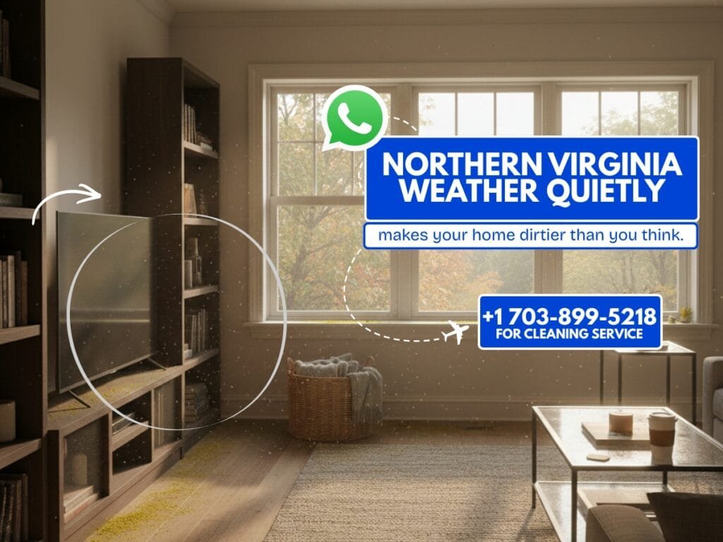How Northern Virginia weather affects cleanliness inside residential homes