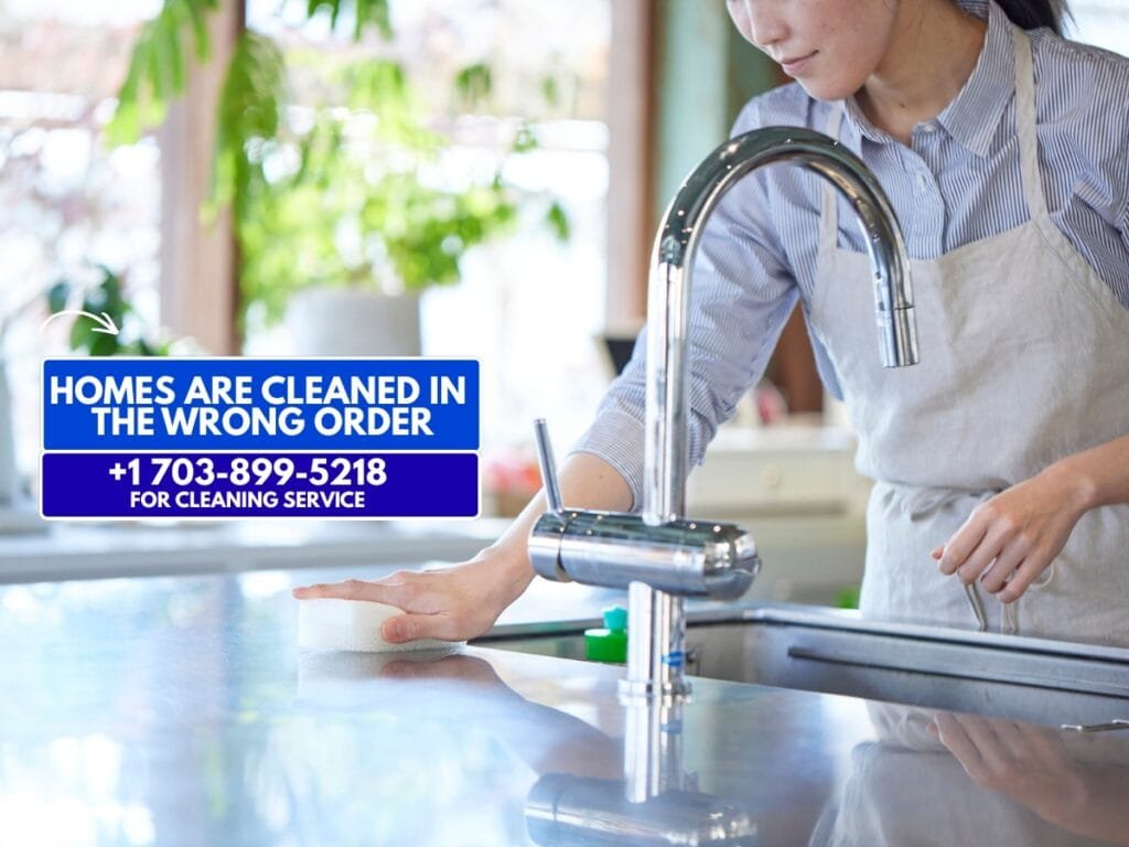 Most Homes Are Cleaned in the Wrong Order