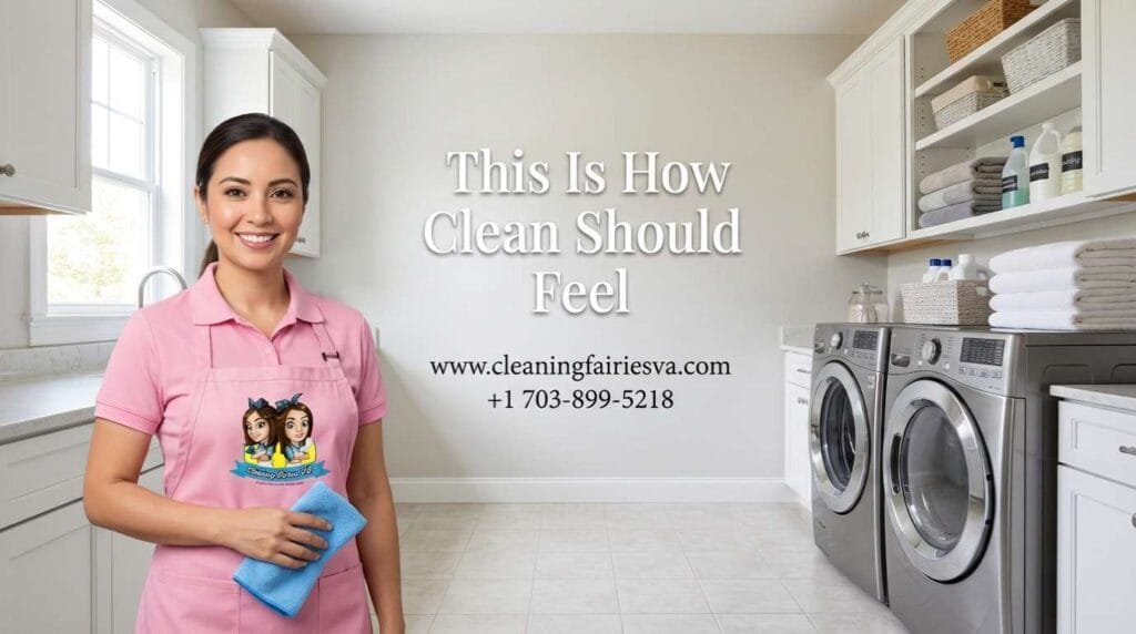 Leesburg homeowners laundry room cleaning